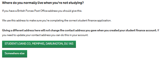 Where do you normally live when you're not studying?